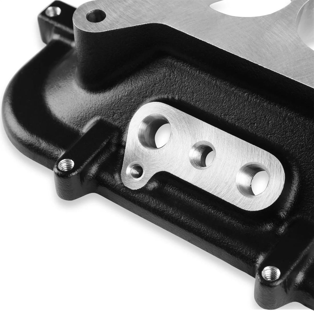Holley Mid-Rise Plenum Base Adapter Kit - GM LS1/LS2/LS6 - Black 300-267BK - Additional View 6