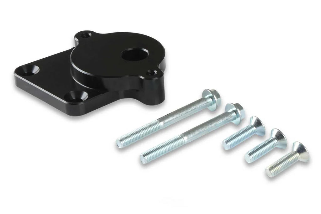 Holley Mounting Plate Steering Pump 97-380 fits Car Applications - Back View