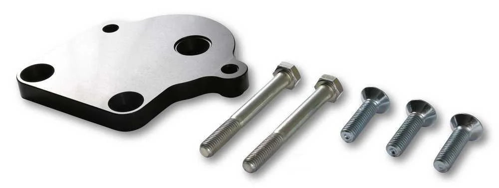 Holley Mounting Plate Steering Pump - Car Applications 97-379 - Side View