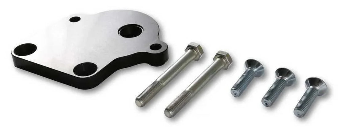 Holley Mounting Plate Steering Pump - Car Applications 97-379 - Side View