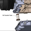 Load image into Gallery viewer, Holley Oil Transfer Tube 302-86 fits Ford Godzilla 7.3L - Back View