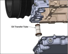 Load image into Gallery viewer, Holley Oil Transfer Tube 302-86 fits Ford Godzilla 7.3L - Back View
