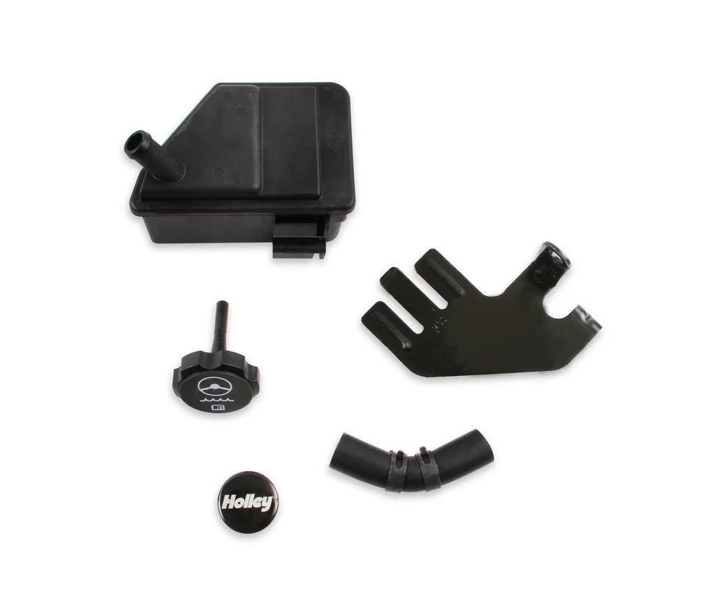 Holley P/S Reservoir Kit for LS Brackets - Side View