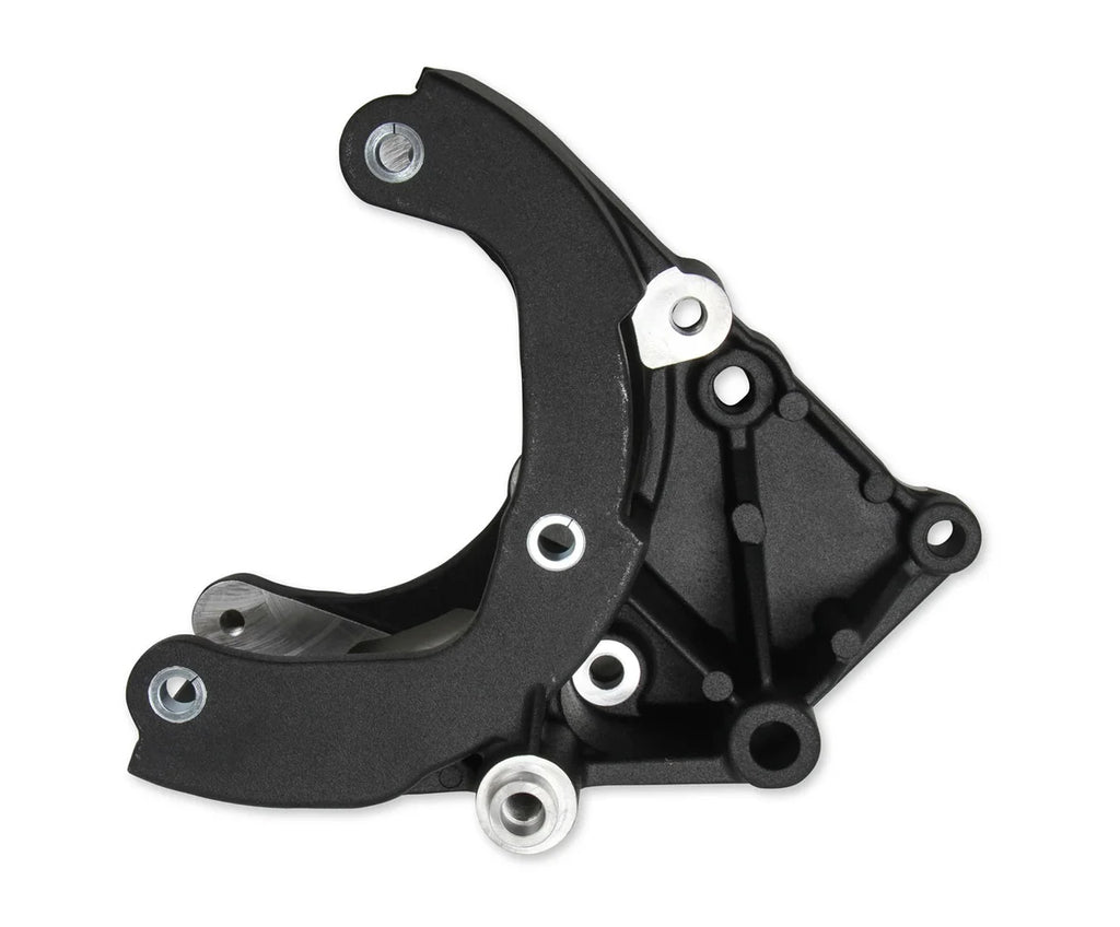 Holley Passenger's Side A/C Bracket - Includes R4 A/C Compressor, Tensioner, & Pulleys 20-140BK - Additional View 5
