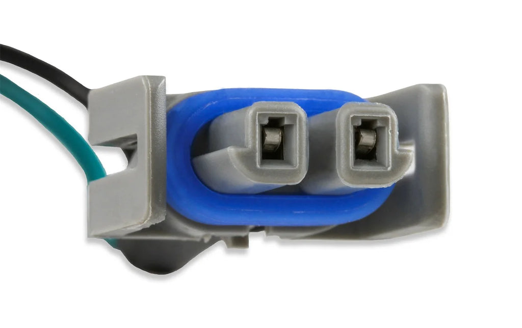 Holley Passenger's Side A/C Bracket - Includes R4 A/C Compressor, Tensioner, & Pulleys 20-140P - Back View