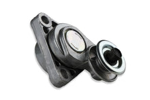 Load image into Gallery viewer, Holley Passenger's Side A/C Bracket - Includes SD7 A/C Compressor, Tensioner, &amp; Pulleys 20-142BK - Back View