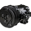 Load image into Gallery viewer, Holley Passenger's Side A/C Bracket - Includes SD7 A/C Compressor, Tensioner, &amp; Pulleys 20-142BK - Installation View