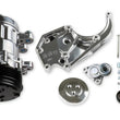 Load image into Gallery viewer, Holley Passenger's Side A/C Bracket - Includes SD7 A/C Compressor, Tensioner, &amp; Pulleys 20-142P - Side View