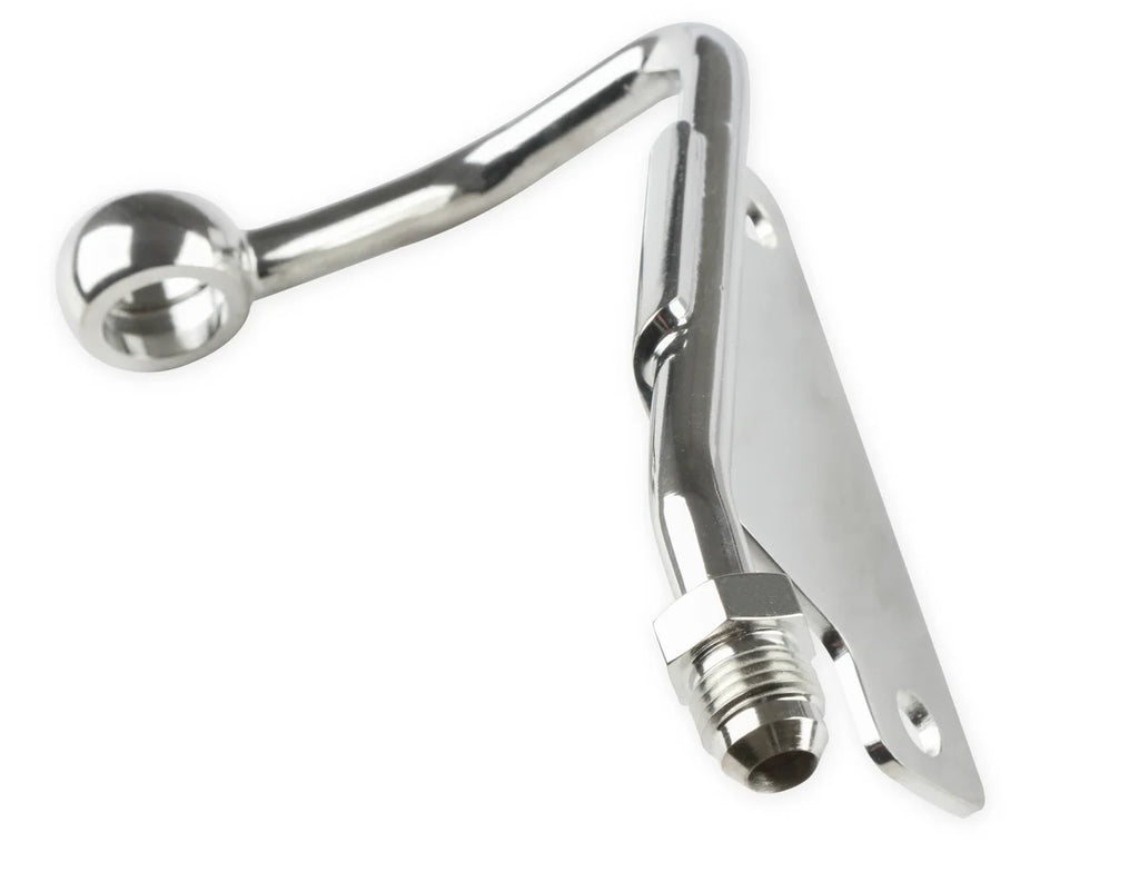 Holley Power Steering Hardline for Type II pumps - Back View