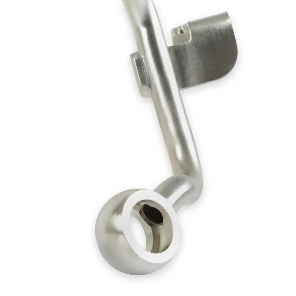 Holley Power Steering Hardline to -6 AN with Hardware 198-240 - Back View