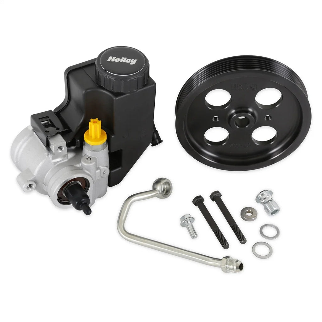 Holley Power Steering Kit for Gen III Hemi Swaps 97-384 - Side View