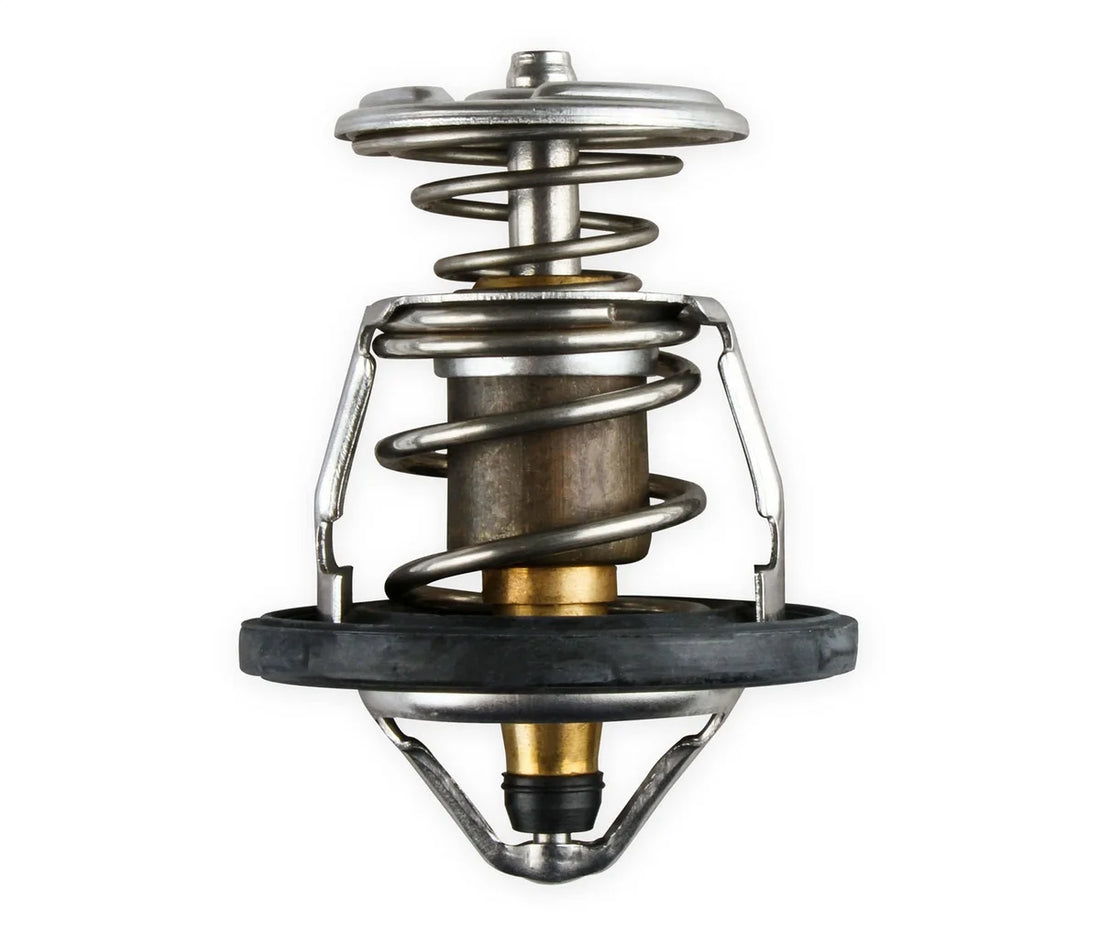 Holley REPLACEMENT THERMOSTAT AND HOUSING 97-169 - Side View
