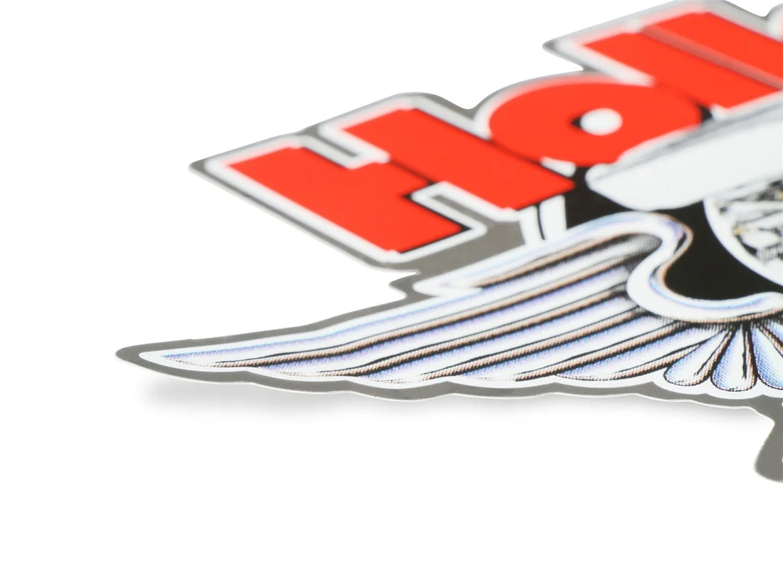 Holley Red, White, Black Holley Custom Speed Shop Logo Large 36-279 - Installation View