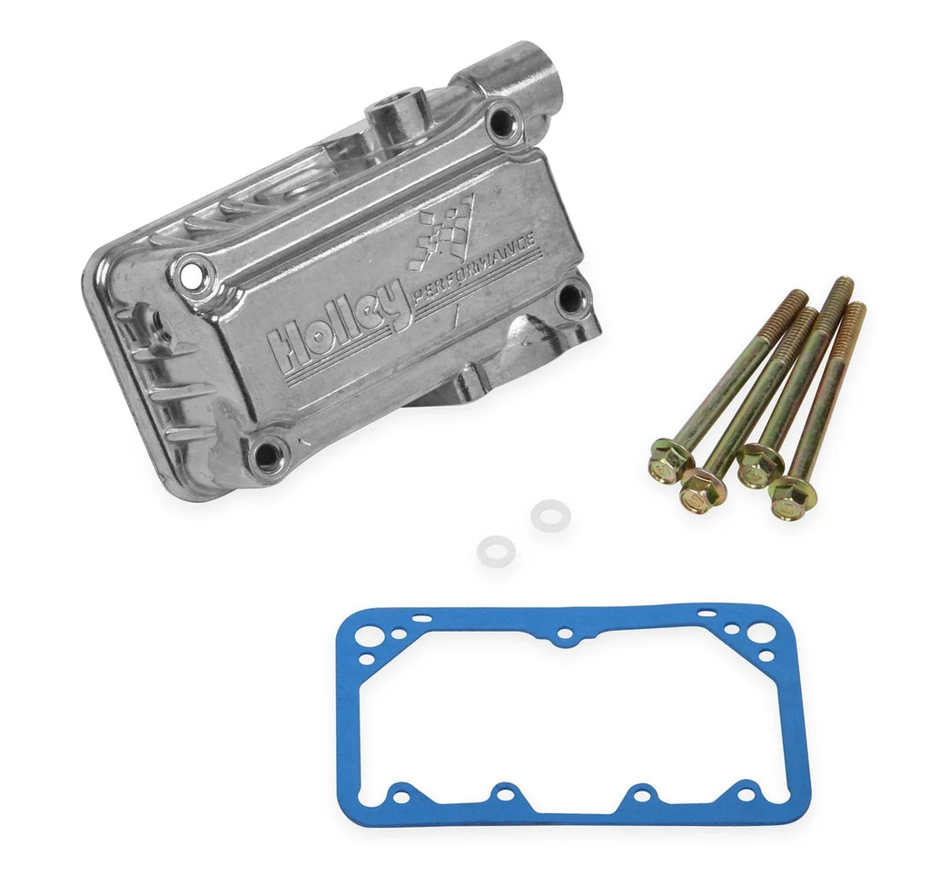 Holley Replacement Fuel Bowl Kit Primary Fuel Bowl Side Hung Float Style Shiny 134-101S - Main Product View