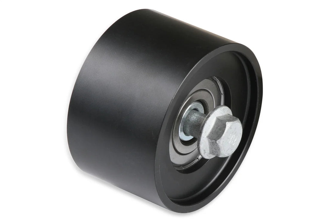 Holley Replacement Idler Pulley, Smooth, LT5 Accessory Drive Systems 70 mm 97-266 - Back View