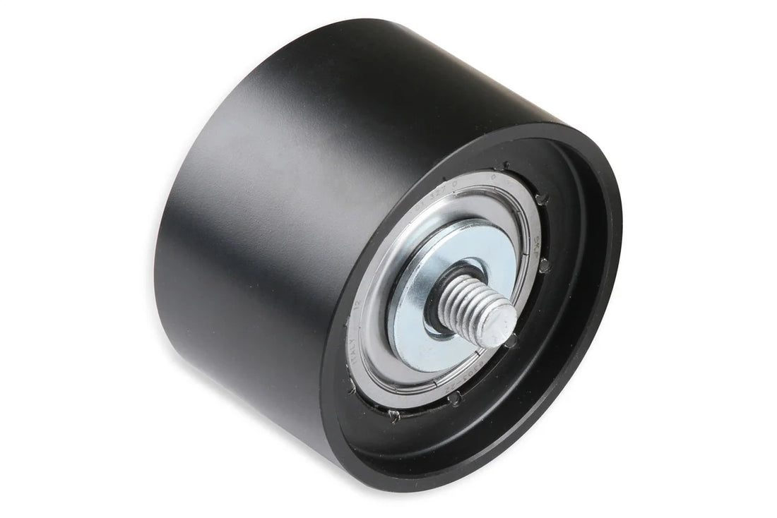 Holley Replacement Idler Pulley, Smooth, LT5 Accessory Drive Systems 70 mm 97-266 - Installation View