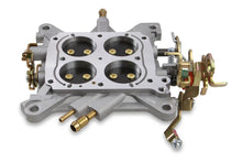 Load image into Gallery viewer, Holley Replacement Throttle Base Plate manufactured for Holley 4160 Series; 600 CFM - Installation View
