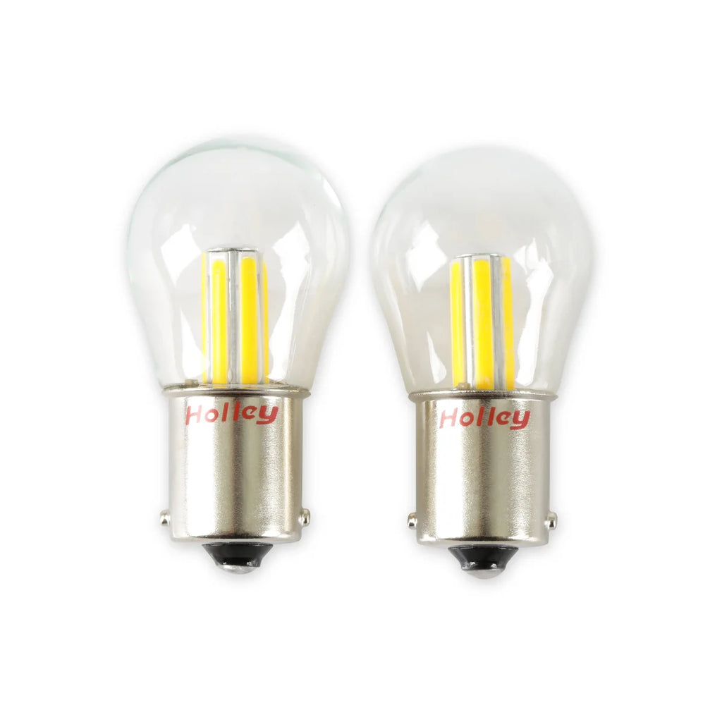 Holley RetroBright LED Bulbs - 1156 - Amber Retrobright - Main Product View
