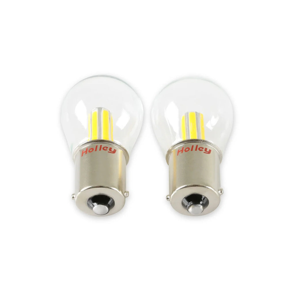 Holley RetroBright LED Bulbs - 1156 - Amber Retrobright - Side View