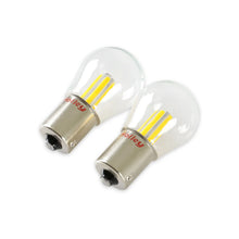 Load image into Gallery viewer, Holley RetroBright LED Bulbs - 1156 - Amber Retrobright - Back View