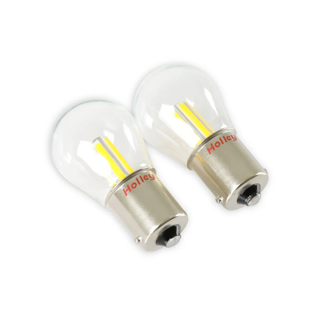 Holley RetroBright LED Bulbs - 1156 - Amber Retrobright - Installation View