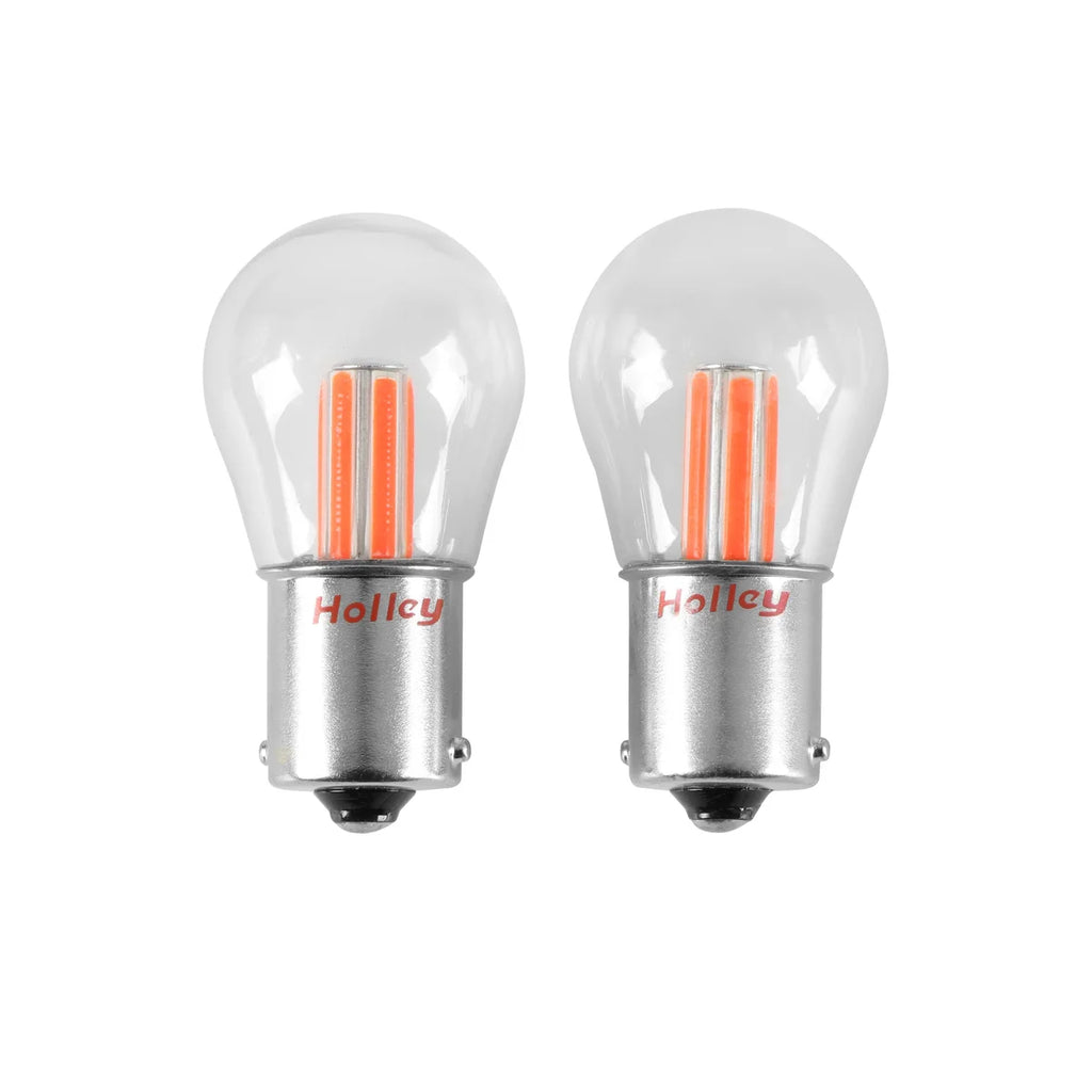 Holley RetroBright LED Bulbs - 1156 - Red Retrobright - Main Product View