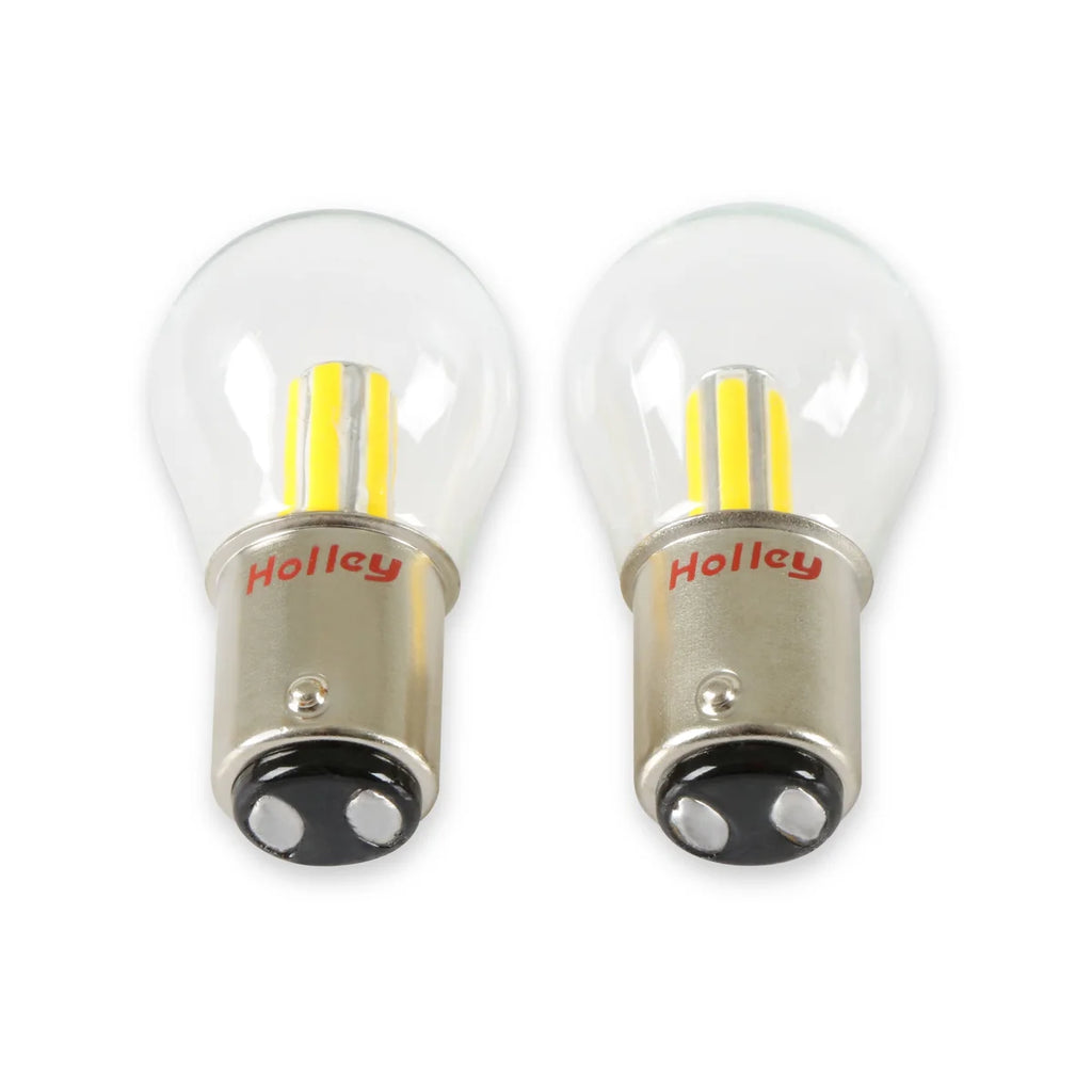 Holley RetroBright LED Bulbs - 1157 - Amber Retrobright - Side View