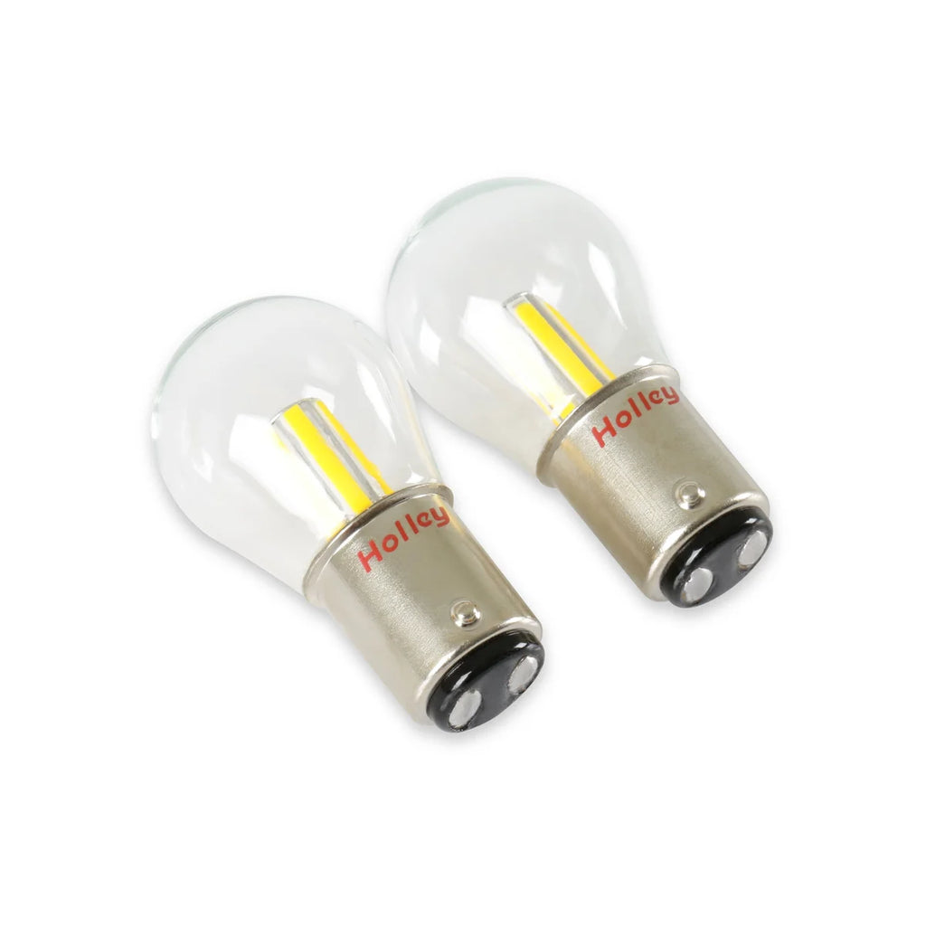 Holley RetroBright LED Bulbs - 1157 - Amber Retrobright - Installation View