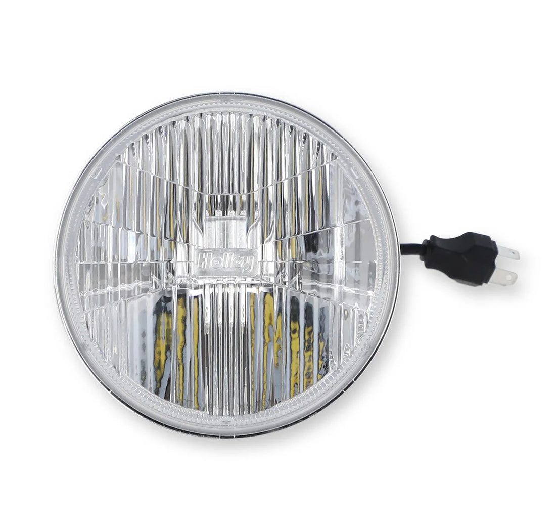 Holley RetroBright LED Forward Facing Light - Classic White (3000K) Retrobright - Side View