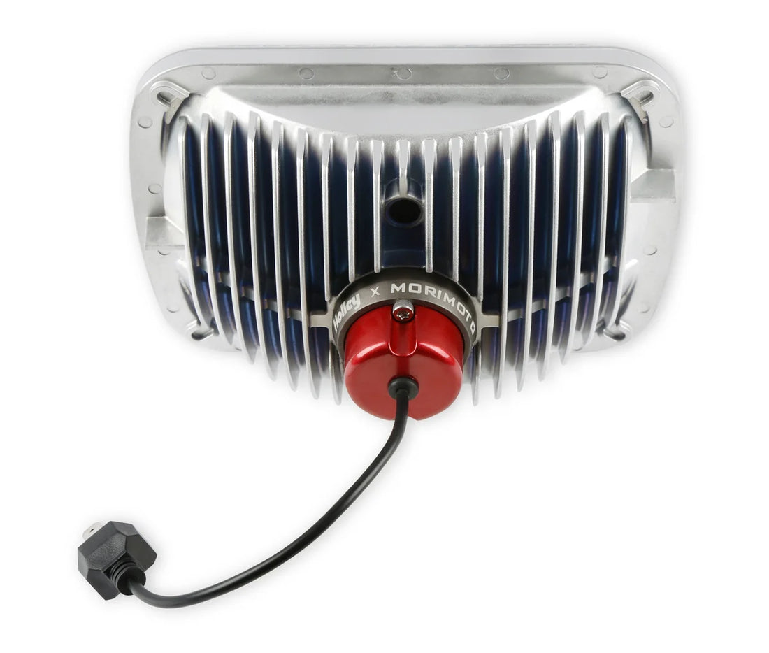 Holley RetroBright LED Forward Facing Light - Modern White (5700K) Retrobright - Back View