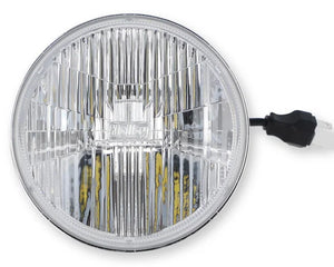 Holley RetroBright LED Forward Light - Classic White (3000K) HIGH-BEAM ONLY Retrobright - Front View