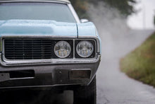 Load image into Gallery viewer, Holley RetroBright LED Forward Light - Classic White (3000K) HIGH-BEAM ONLY Retrobright - Installation View