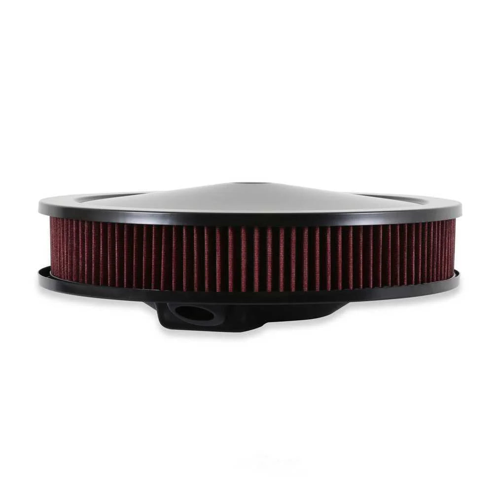 Holley RetroFilter Drive-By-Wire Air Cleaner - 16-Inch Diameter - Black 120-501 - Back View