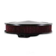 Load image into Gallery viewer, Holley RetroFilter Drive-By-Wire Air Cleaner - 16-Inch Diameter - Black 120-501 - Back View