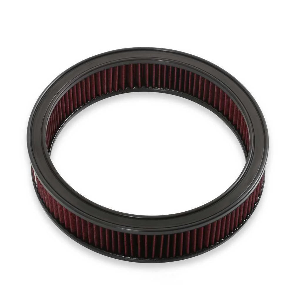 Holley RetroFilter Drive-By-Wire Air Cleaner - 16-Inch Diameter - Black 120-501 - Installation View