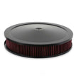 Load image into Gallery viewer, Holley RetroFilter Drive-By-Wire Air Cleaner - 16-Inch Diameter - Black 120-501 - Additional View 8