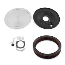 Load image into Gallery viewer, Holley RetroFilter Drive-By-Wire Air Cleaner - 16-Inch Diameter - Chrome 120-500 - Main Product View
