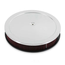 Load image into Gallery viewer, Holley RetroFilter Drive-By-Wire Air Cleaner - 16-Inch Diameter - Chrome 120-500 - Installation View