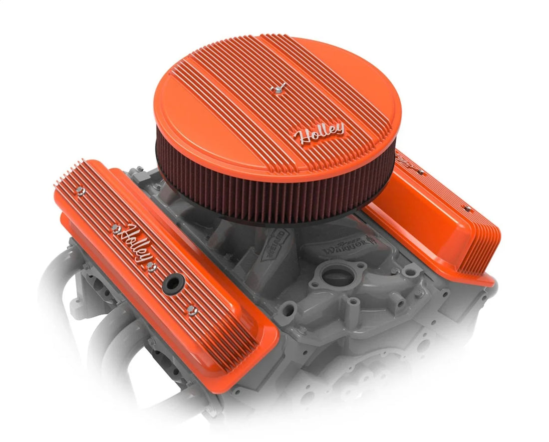 Holley - SBC - Center Bolt - Factory Orange Machined 241-249 - Detail View