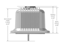Load image into Gallery viewer, Holley - SBC - Center Bolt - Polished 241-248 - Side View