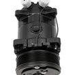 Load image into Gallery viewer, Holley SD508 A/C Compressor Black 199-103 - Main Product View