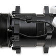 Load image into Gallery viewer, Holley SD508 A/C Compressor Black 199-103 - Side View