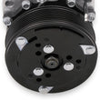 Load image into Gallery viewer, Holley SD508 A/C Compressor Polished 199-105 - Side View