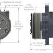 Load image into Gallery viewer, Holley SD7 A/C Compressor 199-102 - Side View