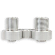 Load image into Gallery viewer, Holley SD7 A/C Compressor Line Adapter 199-202 - Installation View