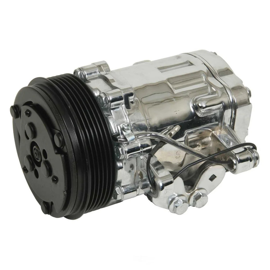 Holley SD7 A/C Compressor Polished 199-106