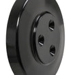 Load image into Gallery viewer, Holley SD7 Compressor Pulley Cover Black 97-185 - Detail View