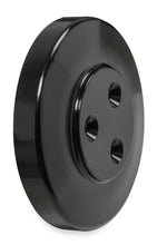 Load image into Gallery viewer, Holley SD7 Compressor Pulley Cover Black 97-185 - Detail View