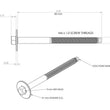 Load image into Gallery viewer, Holley Service Part, Mounting Hardware Set (x8) for Holley Tall LS Valve Covers 561-134 - Detail View