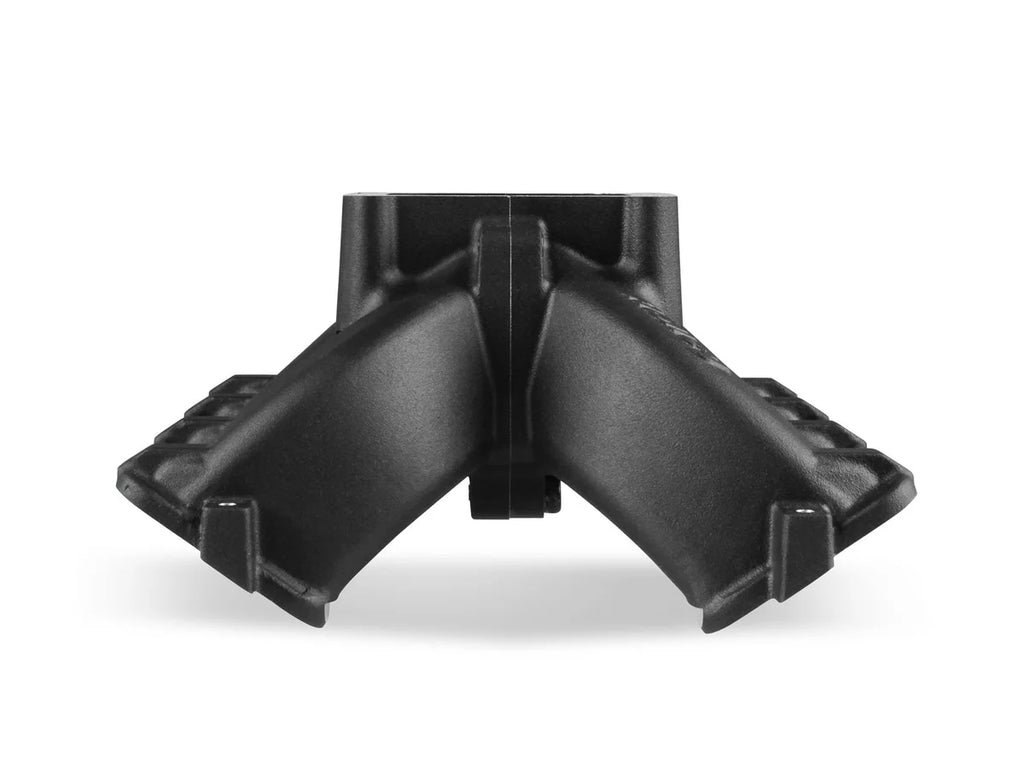Holley Single Plane 4500 Carbureted Split-Design Race Intake Manifold - GM LS1/LS2/LS6 300-295BK - Side View